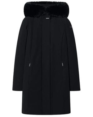 Rrd Surflex Winter Long Fur Daunenmantel - Schwarz