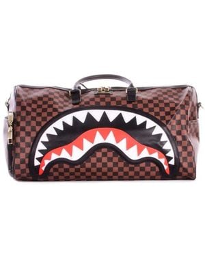 Sprayground Logo Front Zip Tasche - Rot