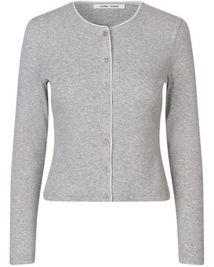 Samsøe & Samsøe Lange Mouw Vest - Grijs