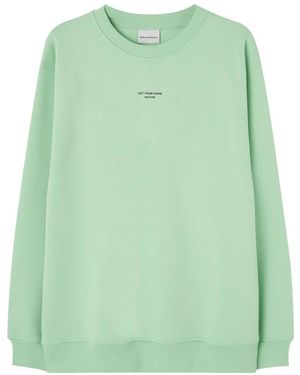 Drole de Monsieur Slogan Sweatshirt - Grün
