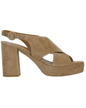 Julie Dee High Heel Sandals - Metallic