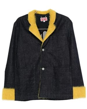 KENZO Fur Tailored Jacket - Black