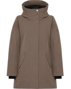 Didriksons Jassen ,Bruin ,Leer Alana Parka