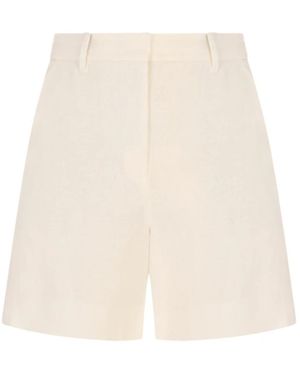 Max Mara Short Shorts - Natural