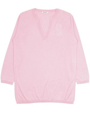 Kangra V-Neck Knitwear - Rose