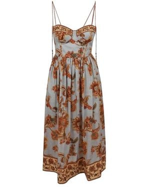 Zimmermann Midi Dresses - Marron