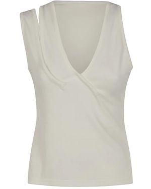 Christopher Esber Trio Strap Tank - Grijs