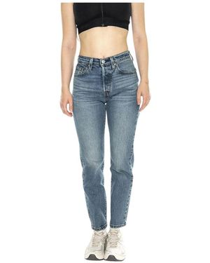 Levi's 501 Original Cropped Jeans - Blau