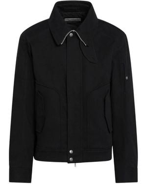 Dries Van Noten Bomber Jackets - Black