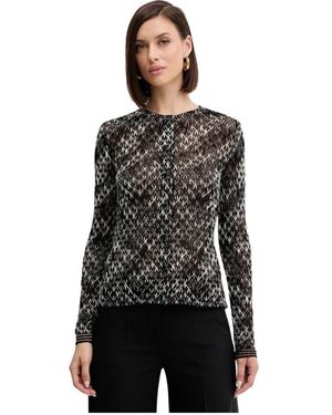 Missoni Cardigan Met Ronde Hals - Zwart