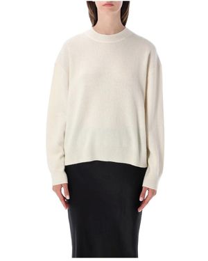Anine Bing Round-Neck Knitwear - Blanco