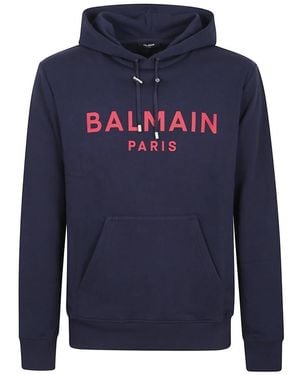 Balmain Hoodies - Blue