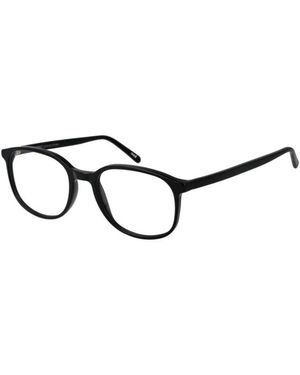 Andy Wolf Accessoires ,Zwart ,Wol Volledig Omrand Ovaal Optisch Montuur