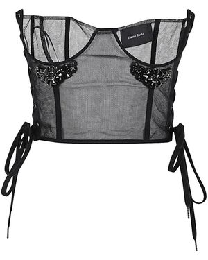 N°21 Sleeveless Tops - Zwart