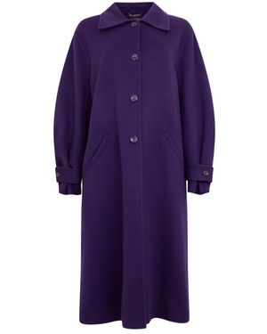 Alberta Ferretti Single-Breasted Coats - Morado