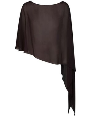 Antonelli Silky Scarves - Black