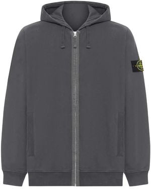 Stone Island Zip-Throughs - Gris