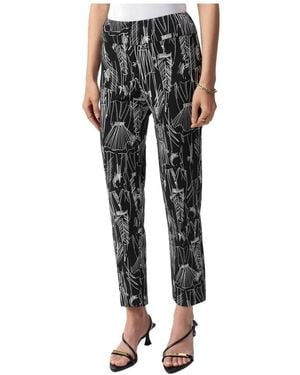 Joseph Ribkoff Stijlvolle Broek Met 100% Samenstelling - Zwart