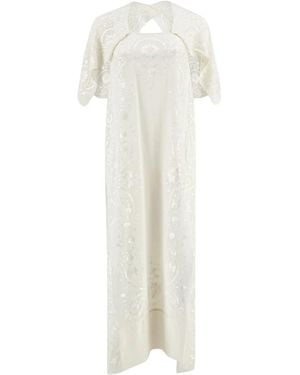 Zeus+Dione Midi Dresses - White
