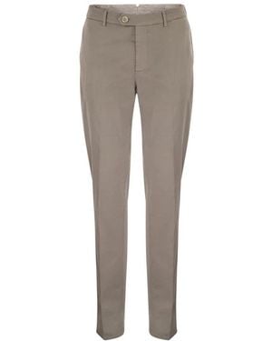 Brunello Cucinelli Comfort Gabardine Broek - Grijs