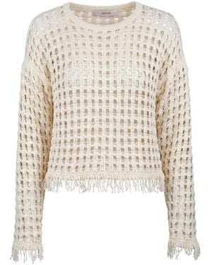 Jucca Round-Neck Knitwear - Blanc
