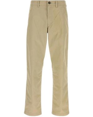 Burberry Broeken ,Katoen Katoenen Chino's - Naturel