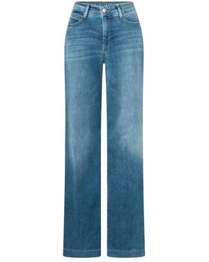 M·a·c Straight Jeans - Blu