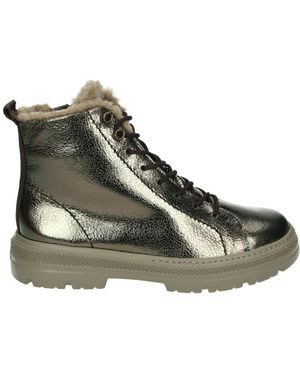 Paul Green Lace-Up Boots - Groen