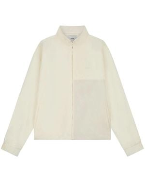 Arte' Jassen ,Wit ,Squared Track Jacket - Naturel