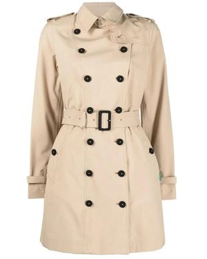 Save The Duck Trench Coats - Natural