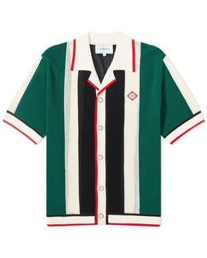 CASABLANCA Short Sleeve Shirts - Verde