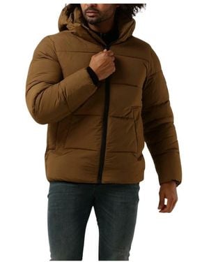 Calvin Klein Crinkle Nylon Puffer Jacket - Bruin