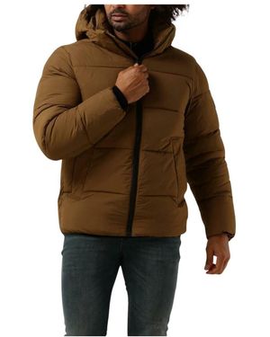 Calvin Klein Crinkle Nylon Puffer Jacket - Bruin