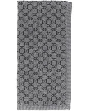 Gucci Baby Gg Woll-Decke - Grau