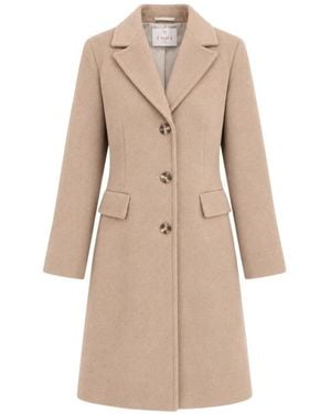 Marella Jassen ,Polyester Emmstagno Jas - Naturel