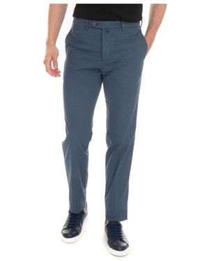 Kiton Straight Trousers - Blue