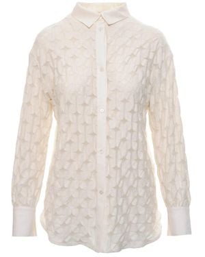 Max Mara Ugola Jersey Shirt - Wit