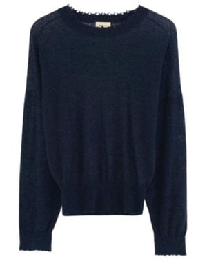 Bellerose Round-Neck Knitwear - Azul