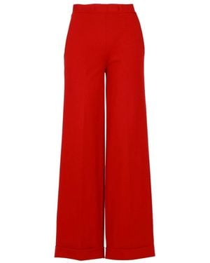 Semicouture Wide Pants - Red