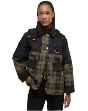 Barbour Elaine Showerproof Jacke - Schwarz