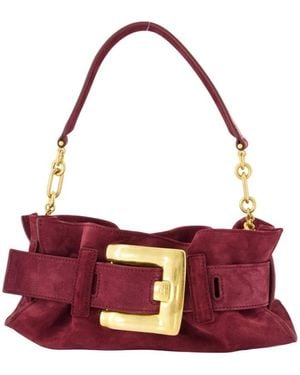 Balmain Shoulder Bags - Rojo