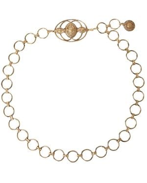 Chloé Charm Halskette Mit Mehreren Goldfarbenen Anhängern - Mettallic