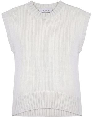 Jucca Round-Neck Knitwear - Blanco