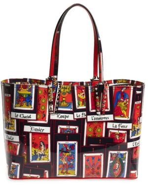 Christian Louboutin Cabata Kalfsleer Handtas - Rood