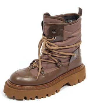 Casadei Lace-Up Boots - Brown