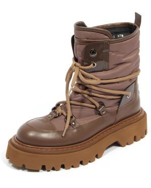 Casadei Lace-Up Boots - Brown