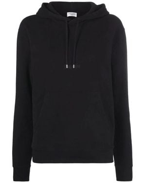 Saint Laurent Hoodies - Zwart