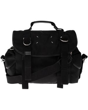 Maison Margiela Logo Bag - Schwarz