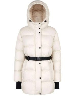 Geox Offwhite Mantel Jas - Naturel