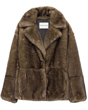 Stand Studio Faux Fur & Shearling Jackets - Vert